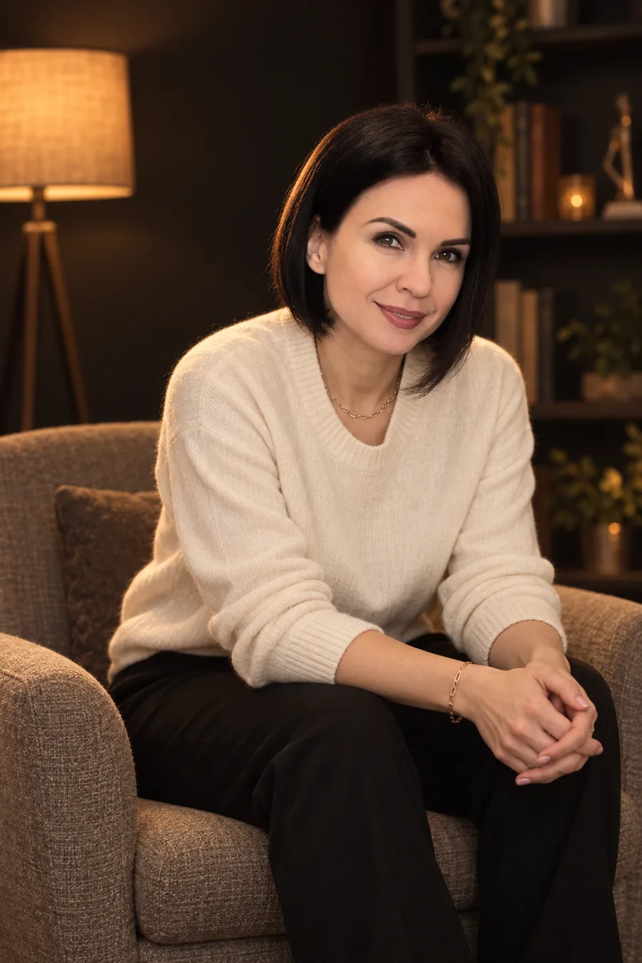 Екатерина Слобода в кресле